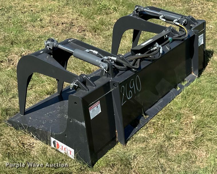 image for item DX1421 JCT Attachments skid steer grapple bucket