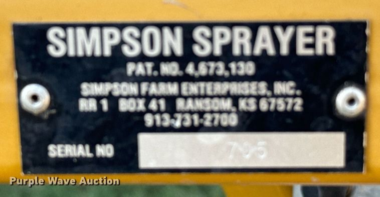 image for item DX3612 Simpson sprayer