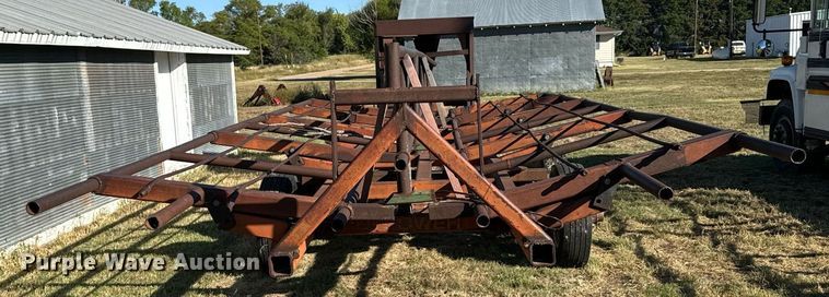 image for item DX3630 Shop built hay bale trailer