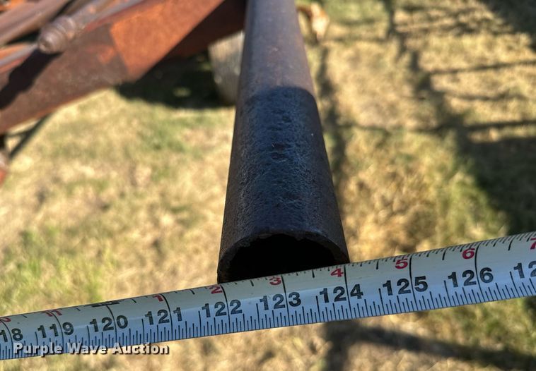 image for item DX3630 Shop built hay bale trailer