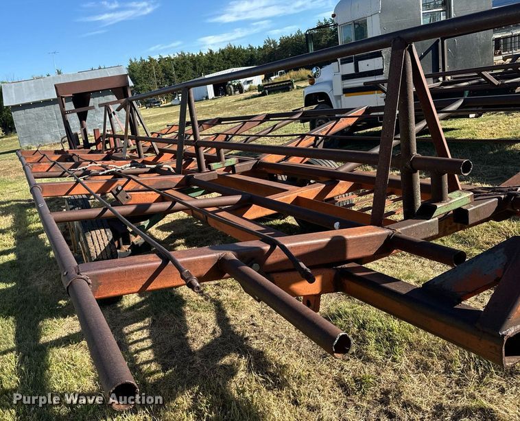 image for item DX3630 Shop built hay bale trailer