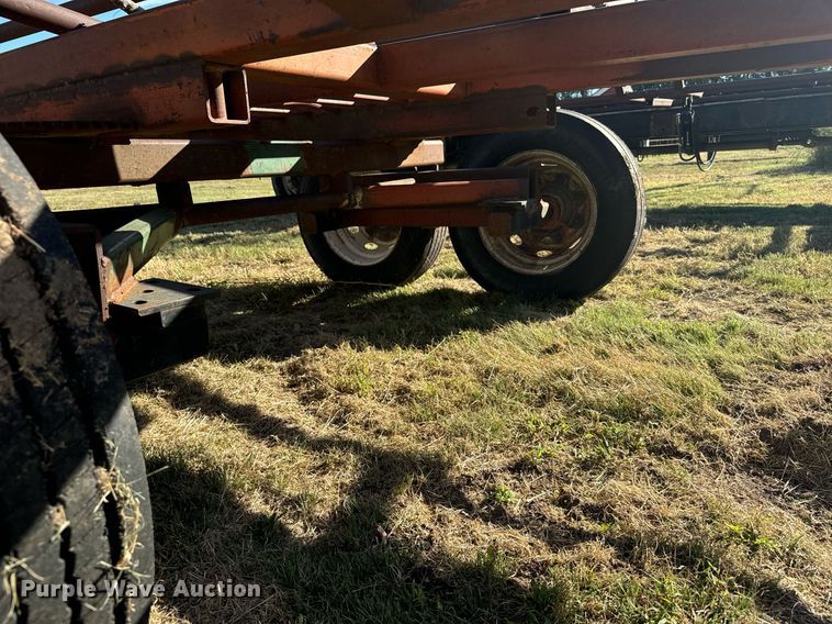 image for item DX3630 Shop built hay bale trailer