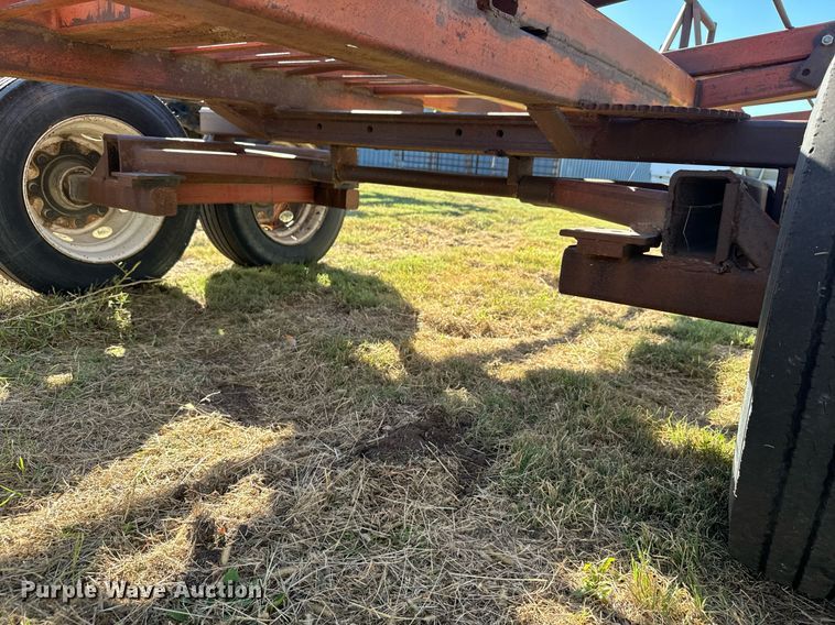 image for item DX3630 Shop built hay bale trailer
