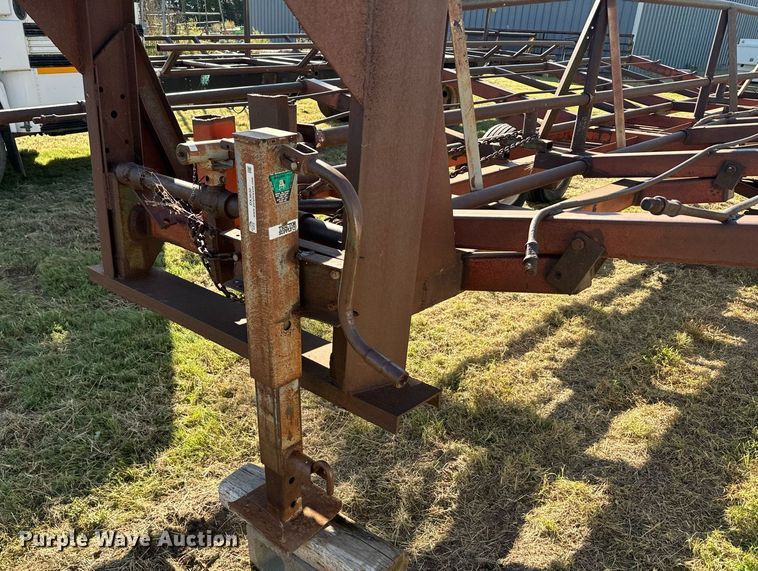 image for item DX3630 Shop built hay bale trailer