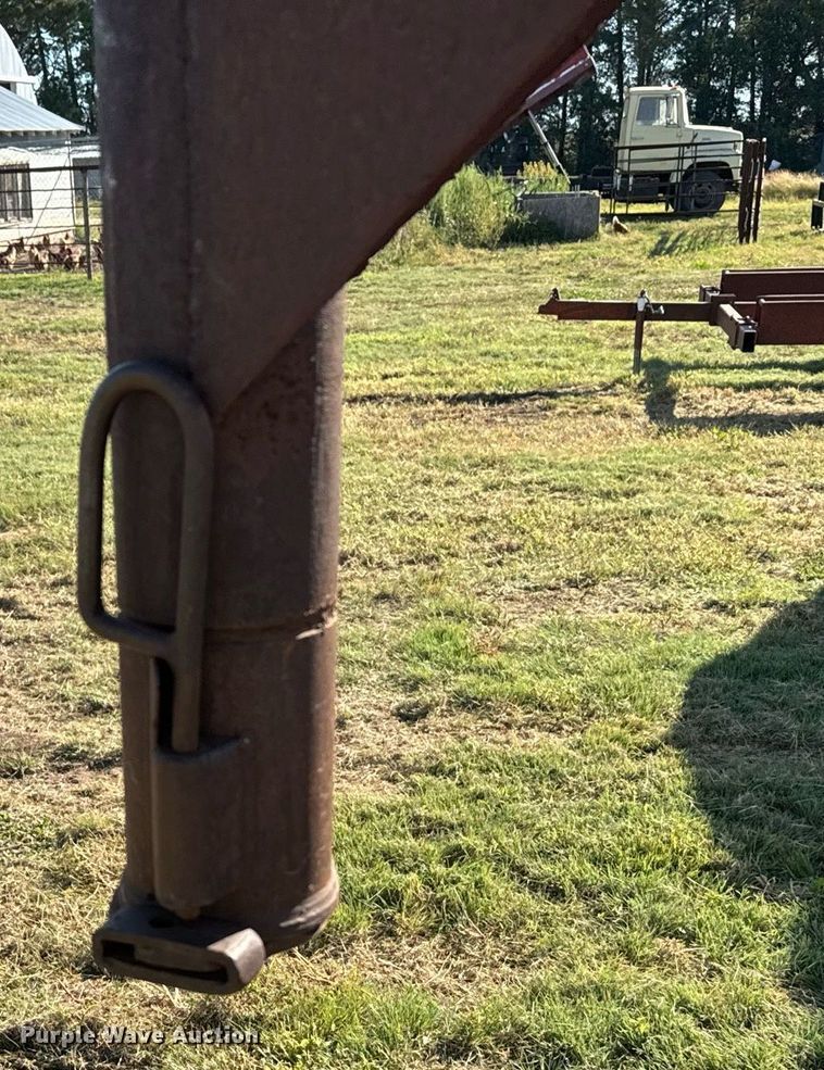 image for item DX3630 Shop built hay bale trailer