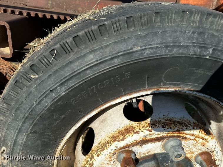 image for item DX3630 Shop built hay bale trailer