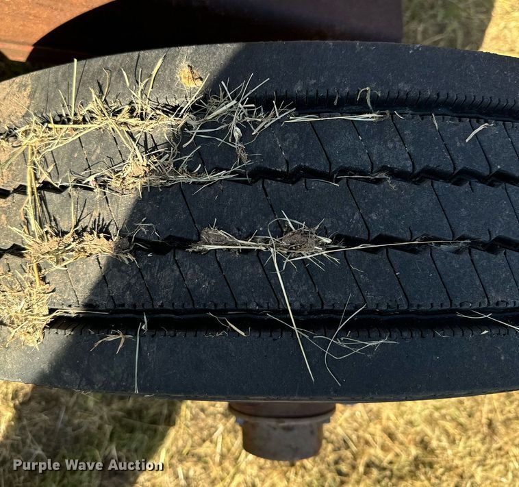 image for item DX3630 Shop built hay bale trailer