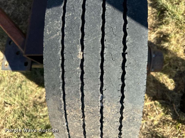 image for item DX3630 Shop built hay bale trailer