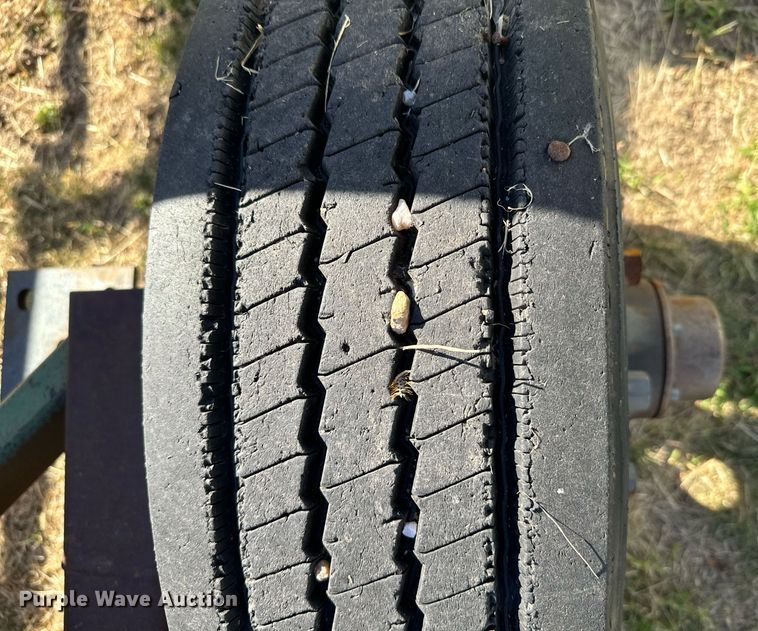 image for item DX3630 Shop built hay bale trailer