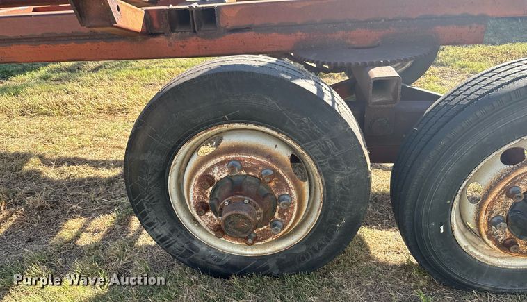 image for item DX3630 Shop built hay bale trailer