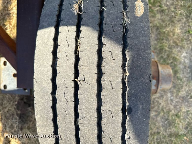 image for item DX3630 Shop built hay bale trailer