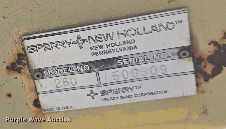 image for item EE7810 New Holland Rolabar 260 hay rake