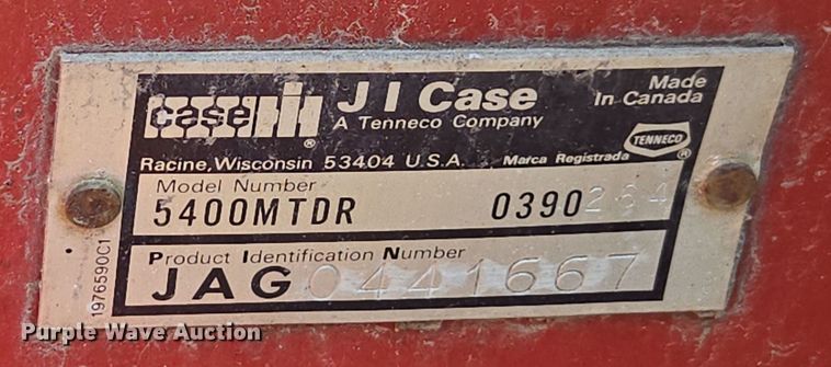 image for item EE7828 Case IH 5400 MTDR no-till grain drill