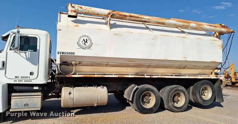 image for item EQ2308 1995 Peterbilt 377 feed delivery truck