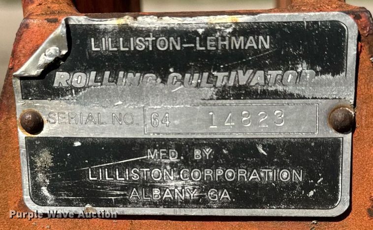 image for item MV9213 Lilliston-Lehman row crop rolling picker/treader