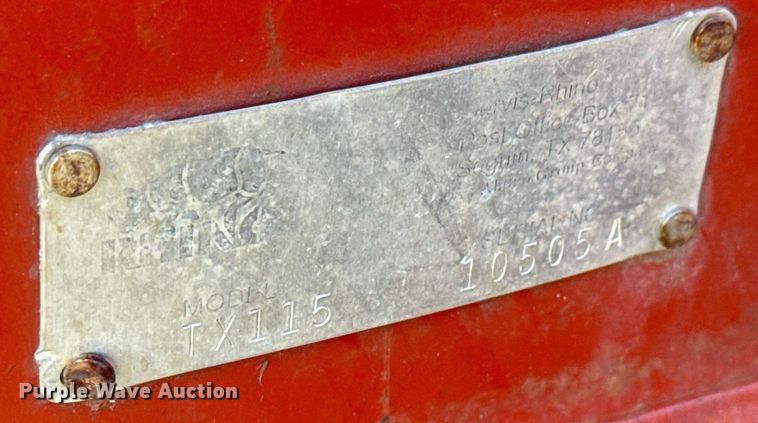 image for item MV9220 Rhino TX115 batwing finish mower