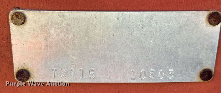 image for item MV9220 Rhino TX115 batwing finish mower