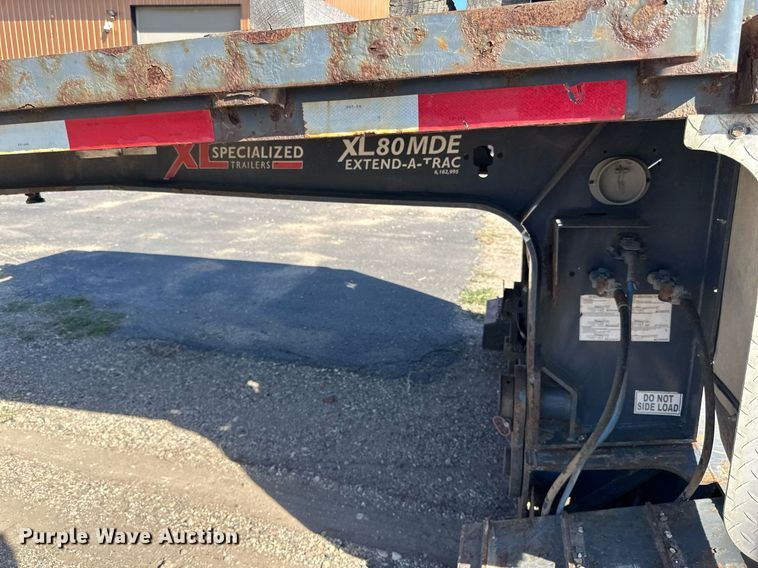 image for item DN0804 2018 XL Specialized  XL80 MDE  lowboy equipment trailer
