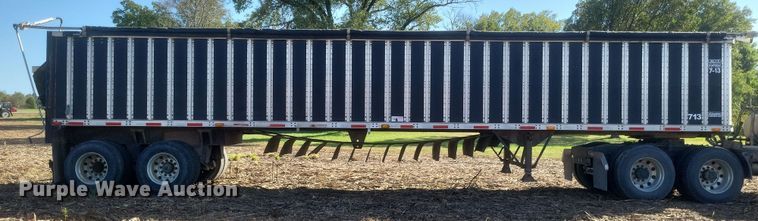 image for item DQ3721 2007 Valley Farm Industries Aulick Aluminator live bottom trailer