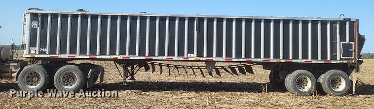 image for item DQ3721 2007 Valley Farm Industries Aulick Aluminator live bottom trailer