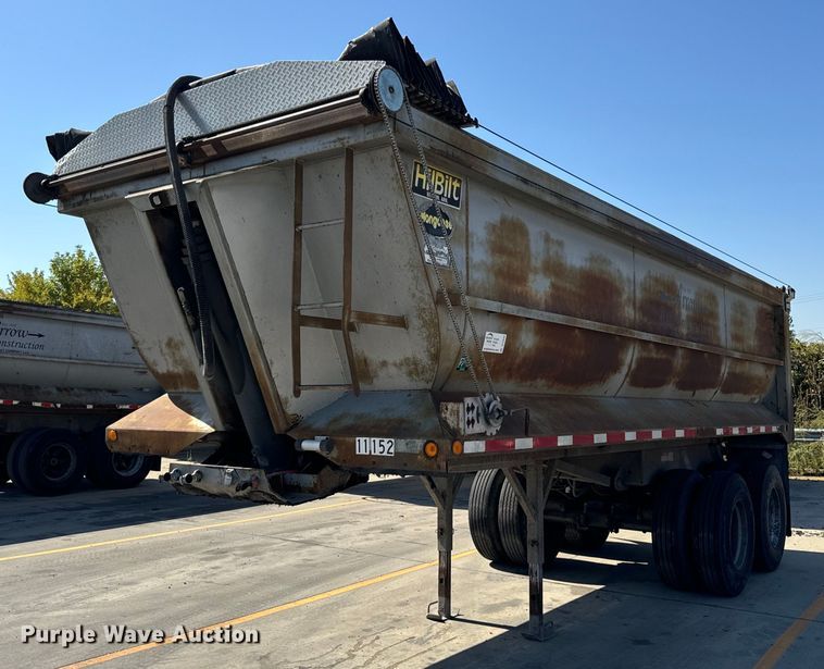 image for item DT2036 1999 Hilbilt end dump trailer