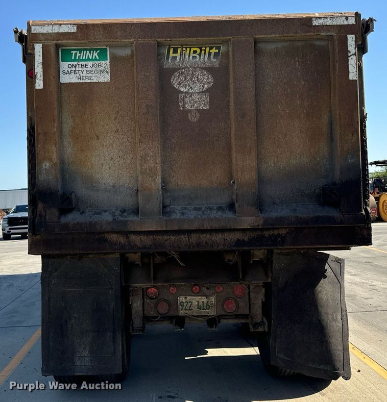 image for item DT2036 1999 Hilbilt end dump trailer