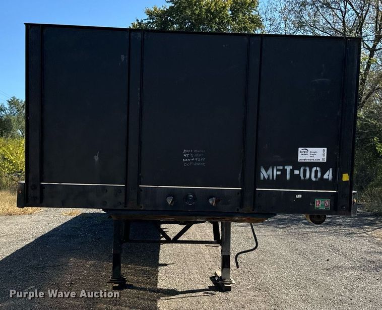 image for item DT2061 2008 Manac  flatbed trailer