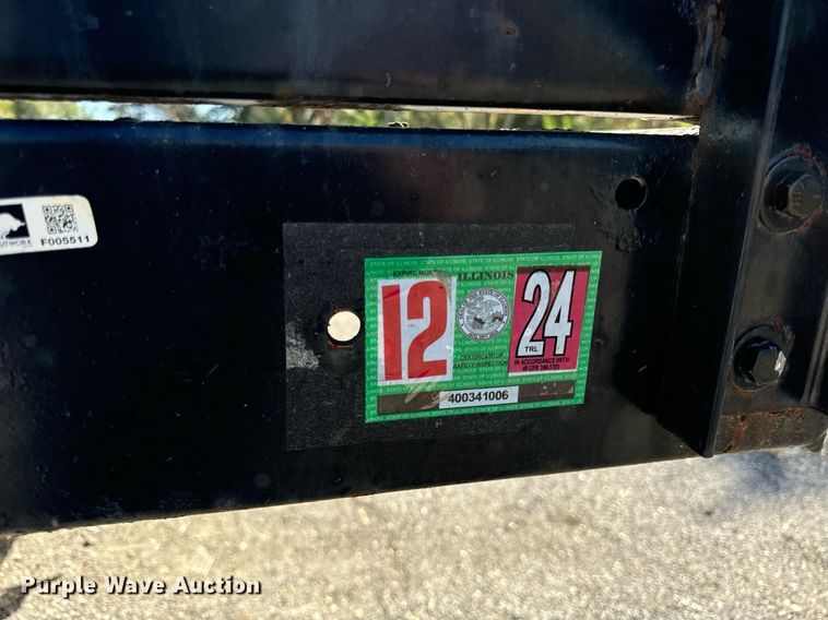 image for item DT2061 2008 Manac  flatbed trailer