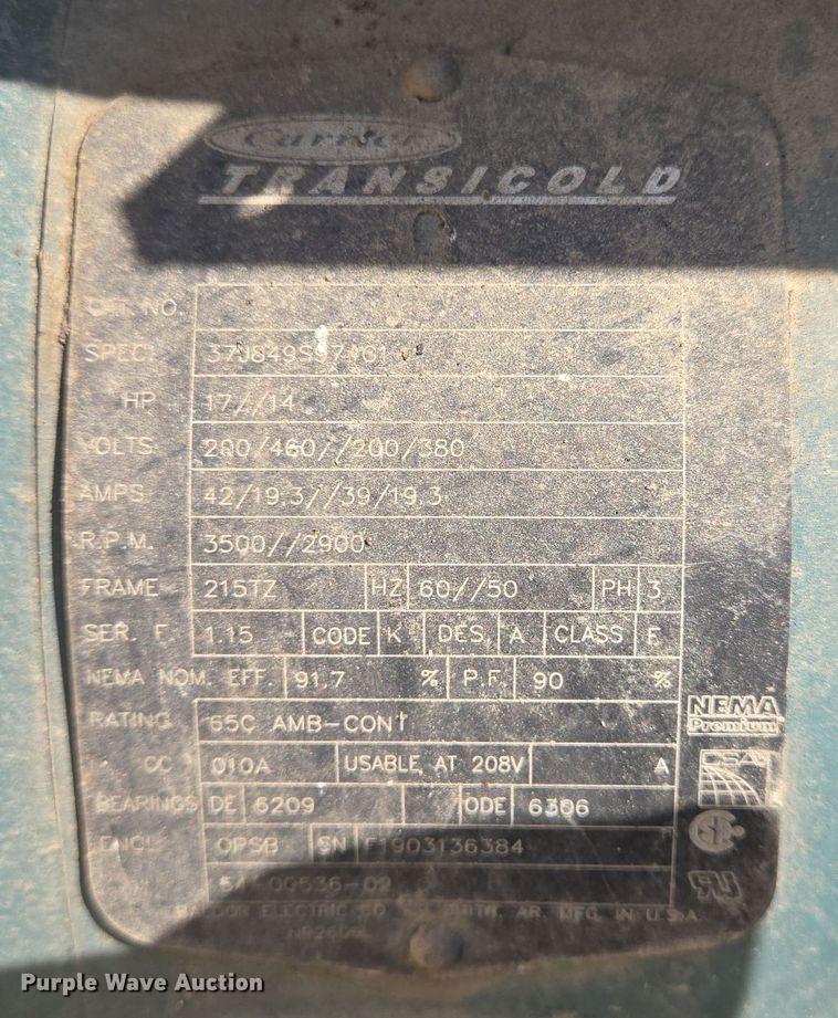 image for item DT5307 2007 Utility refrigerated van trailer