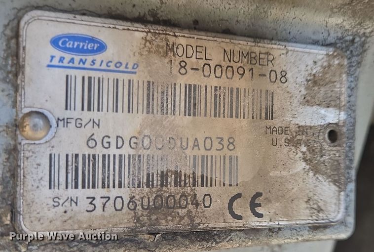 image for item DT5307 2007 Utility refrigerated van trailer