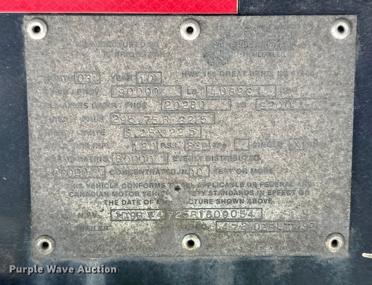 image for item DV2751 2011 Doonan side curtain trailer