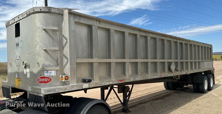 image for item DV2823 1986 Dorsey Trailers, Inc. End dump trailer