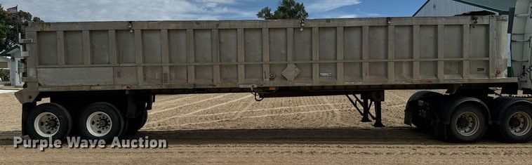 image for item DV2823 1986 Dorsey Trailers, Inc. End dump trailer