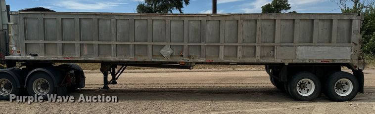 image for item DV2823 1986 Dorsey Trailers, Inc. End dump trailer