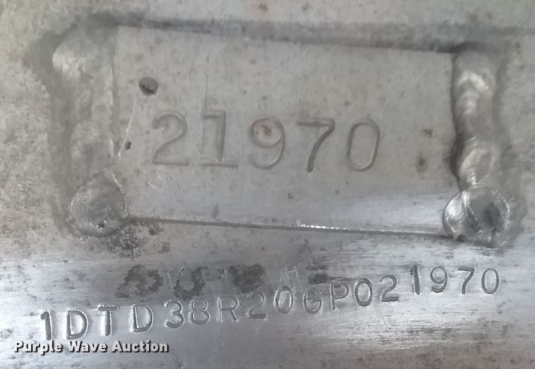 image for item DV2823 1986 Dorsey Trailers, Inc. End dump trailer