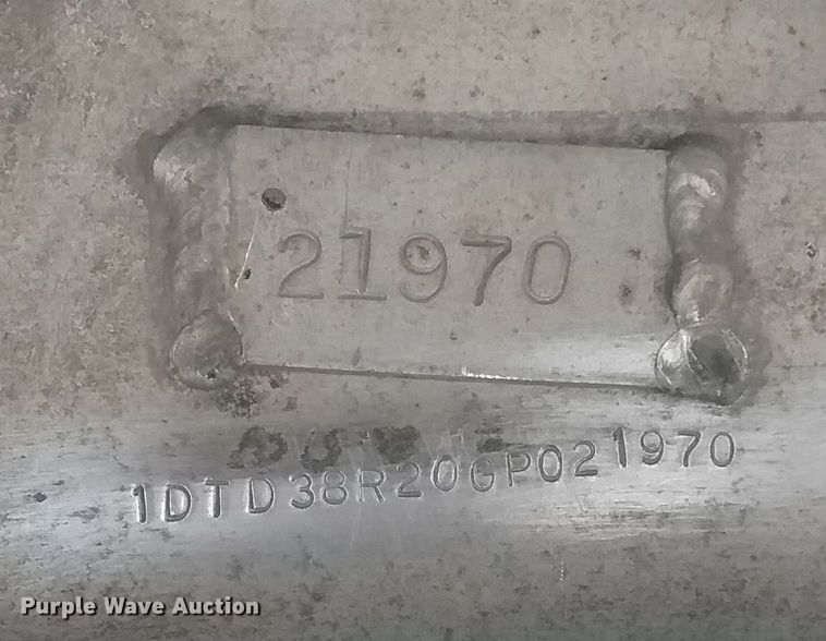 image for item DV2823 1986 Dorsey Trailers, Inc. End dump trailer