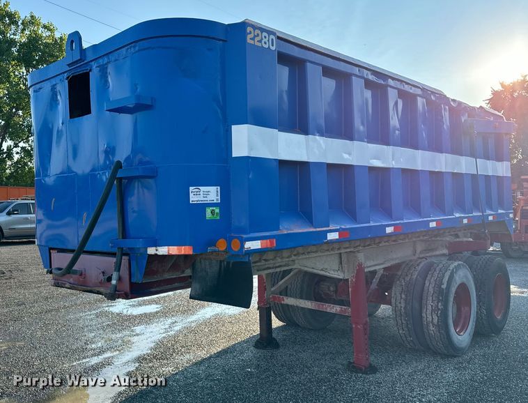 image for item DV5814 1981 Dorsey end dump trailer