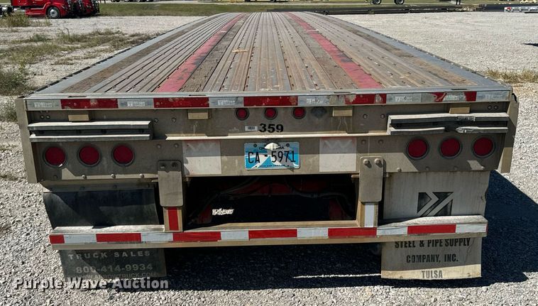 image for item DX1372 2012 Wilson CF-1080 flatbed trailer