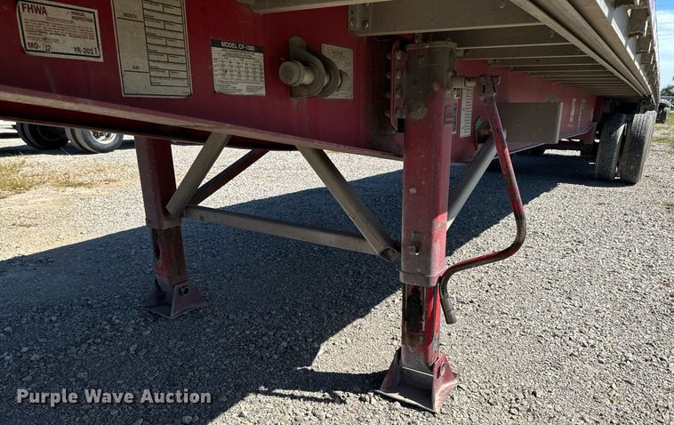 image for item DX1372 2012 Wilson CF-1080 flatbed trailer