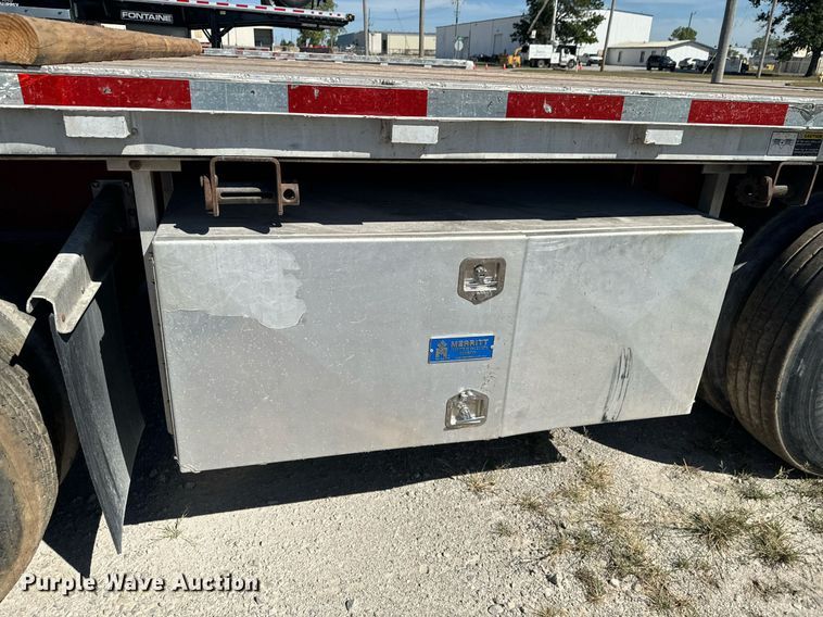 image for item DX1376 2012 Wilson CF-1080 flatbed trailer