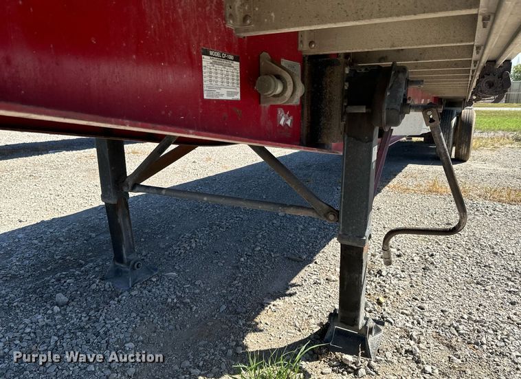 image for item DX1376 2012 Wilson CF-1080 flatbed trailer