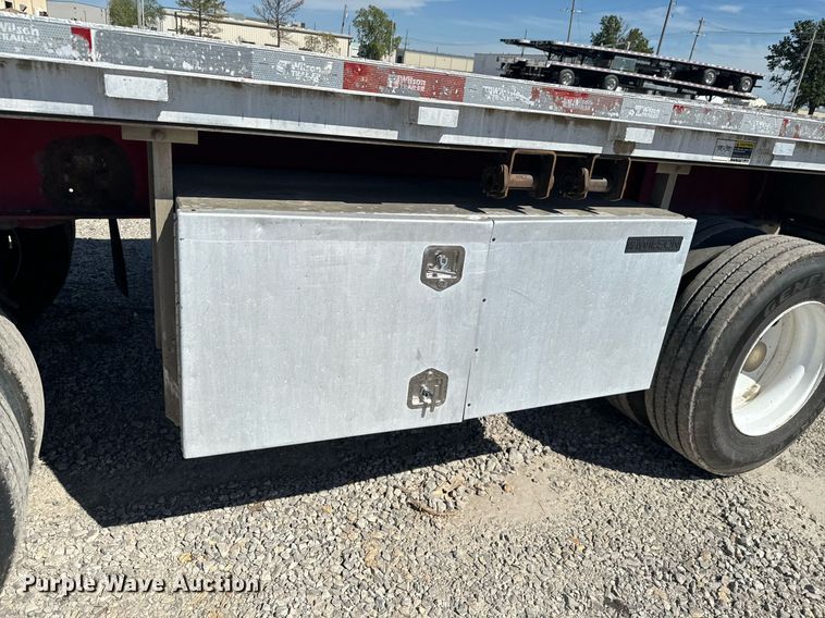 image for item DX1384 2012 Wilson CF-1080 flatbed trailer