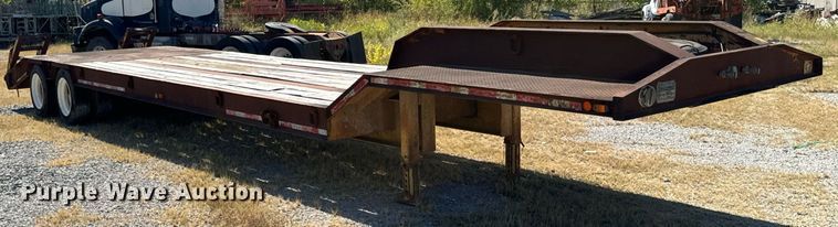 image for item DX1431 1996 Atoka 20DE402 drop deck equipment trailer