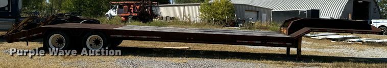 image for item DX1431 1996 Atoka 20DE402 drop deck equipment trailer