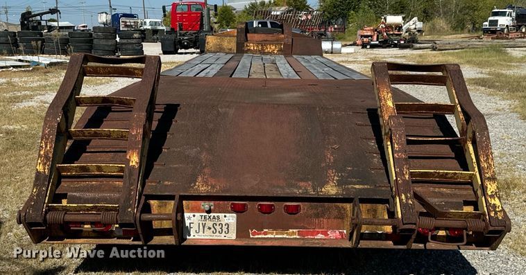 image for item DX1431 1996 Atoka 20DE402 drop deck equipment trailer