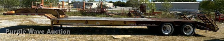 image for item DX1431 1996 Atoka 20DE402 drop deck equipment trailer