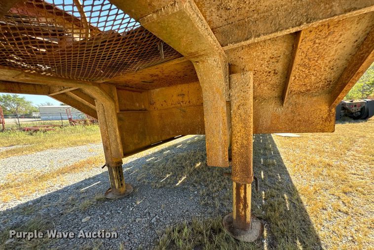 image for item DX1431 1996 Atoka 20DE402 drop deck equipment trailer