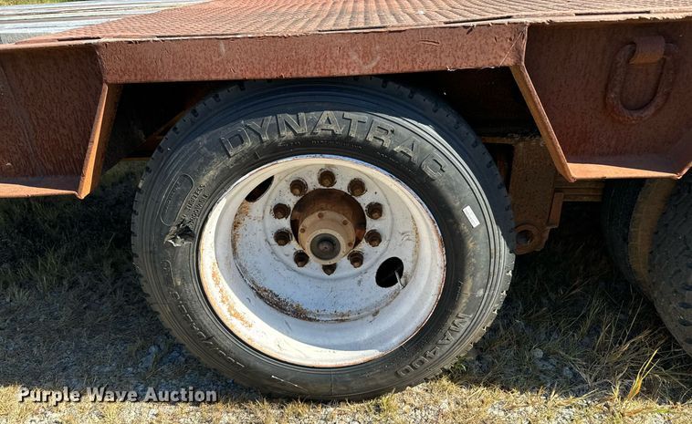image for item DX1431 1996 Atoka 20DE402 drop deck equipment trailer