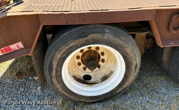 image for item DX1431 1996 Atoka 20DE402 drop deck equipment trailer