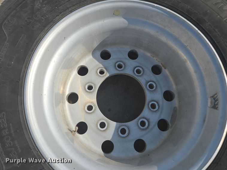 image for item EE7811 (4) Michelin 445/50R22.5 tires and wheels